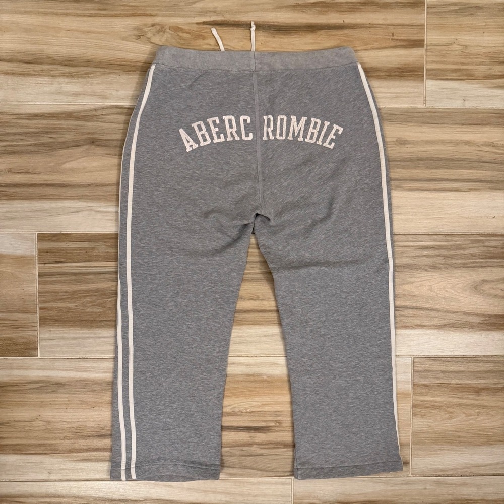 Vintage Abercrombie & Fitch Spellout Sweatpants Grey Womens XS Northern Mariana